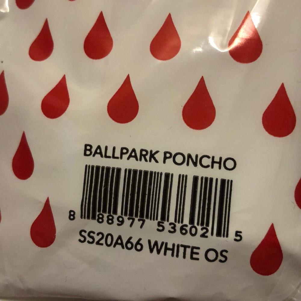 NWT Supreme Ballpark Adult Rain Poncho SS20, OS - Picture 9 of 9